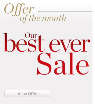 Offer of the month | Welcome to our best ever sale